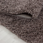High-pile floor rug - Life Taupe