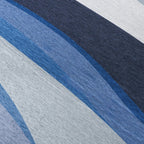 Geometric Rug – Swing Waves Blue