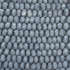 Wool floor rug - New Loop Light Blue 227