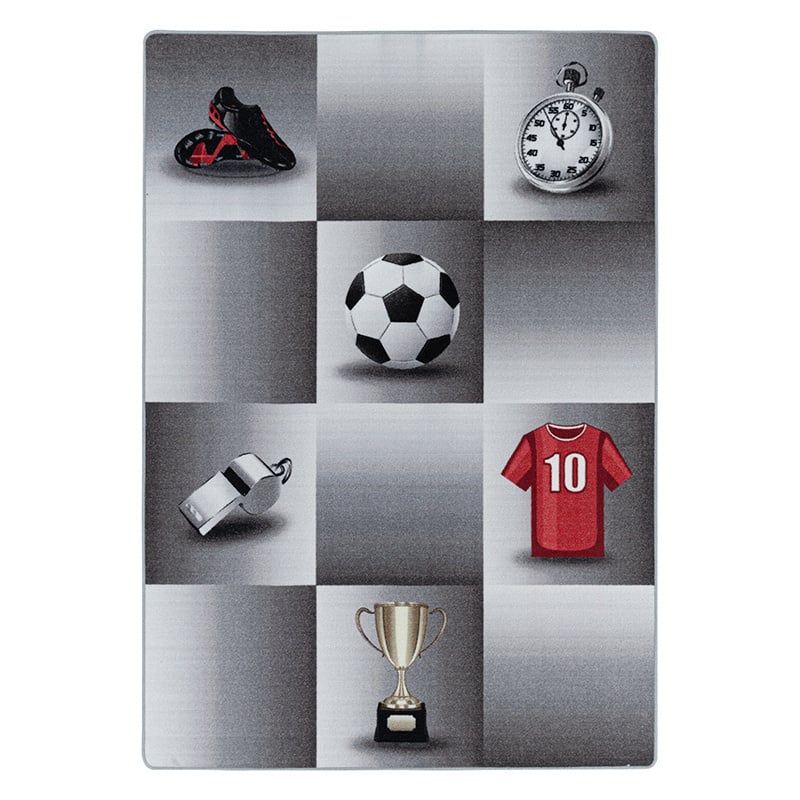 Football Rug - Pleun Champion Grey