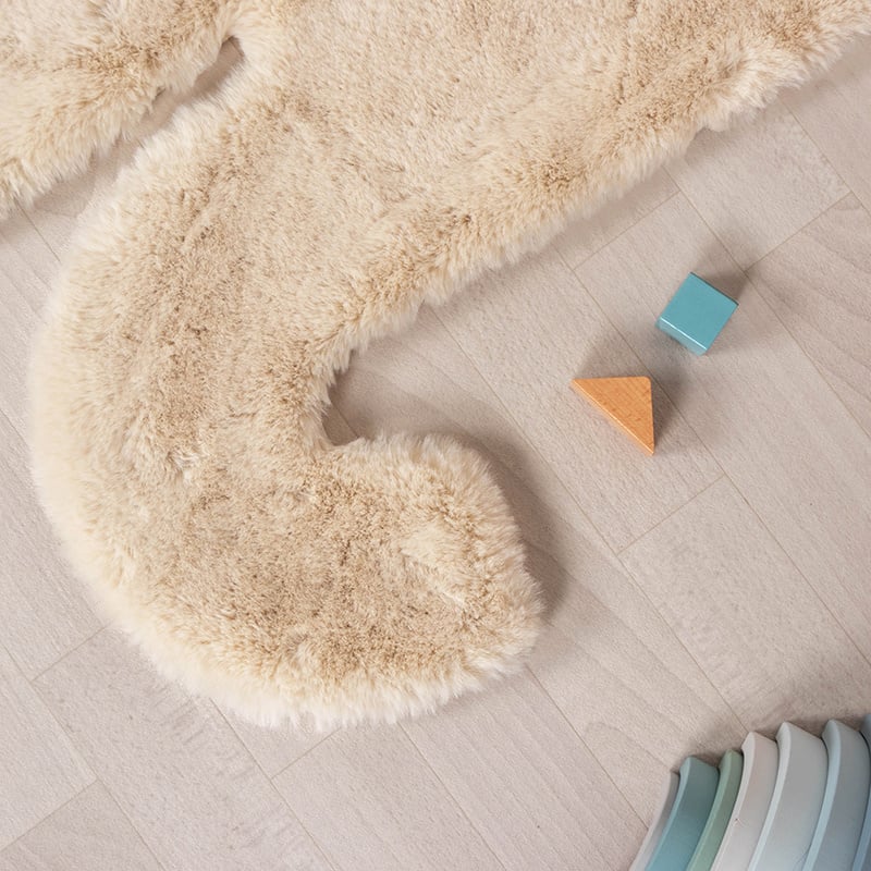 Kids Rug - Huggy Elephant Cream