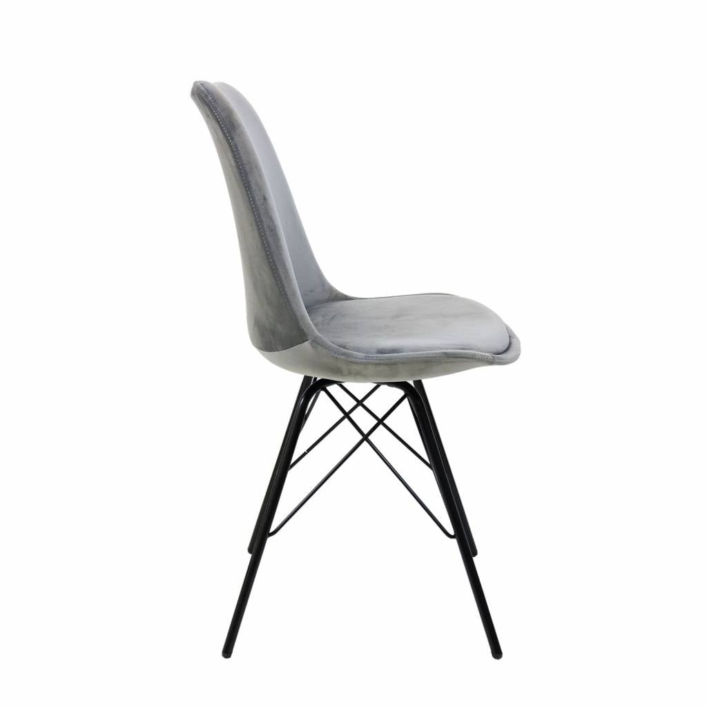 Velvet Chair - Grey