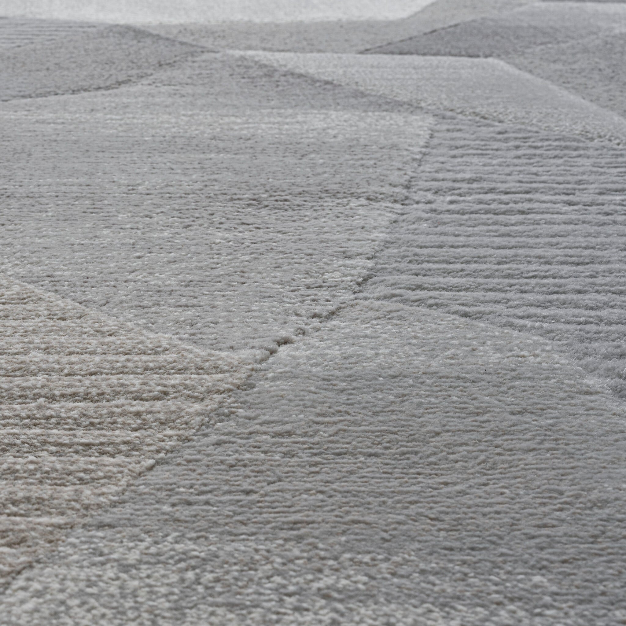 Abstract Floor Rug - Axil Grey 6979