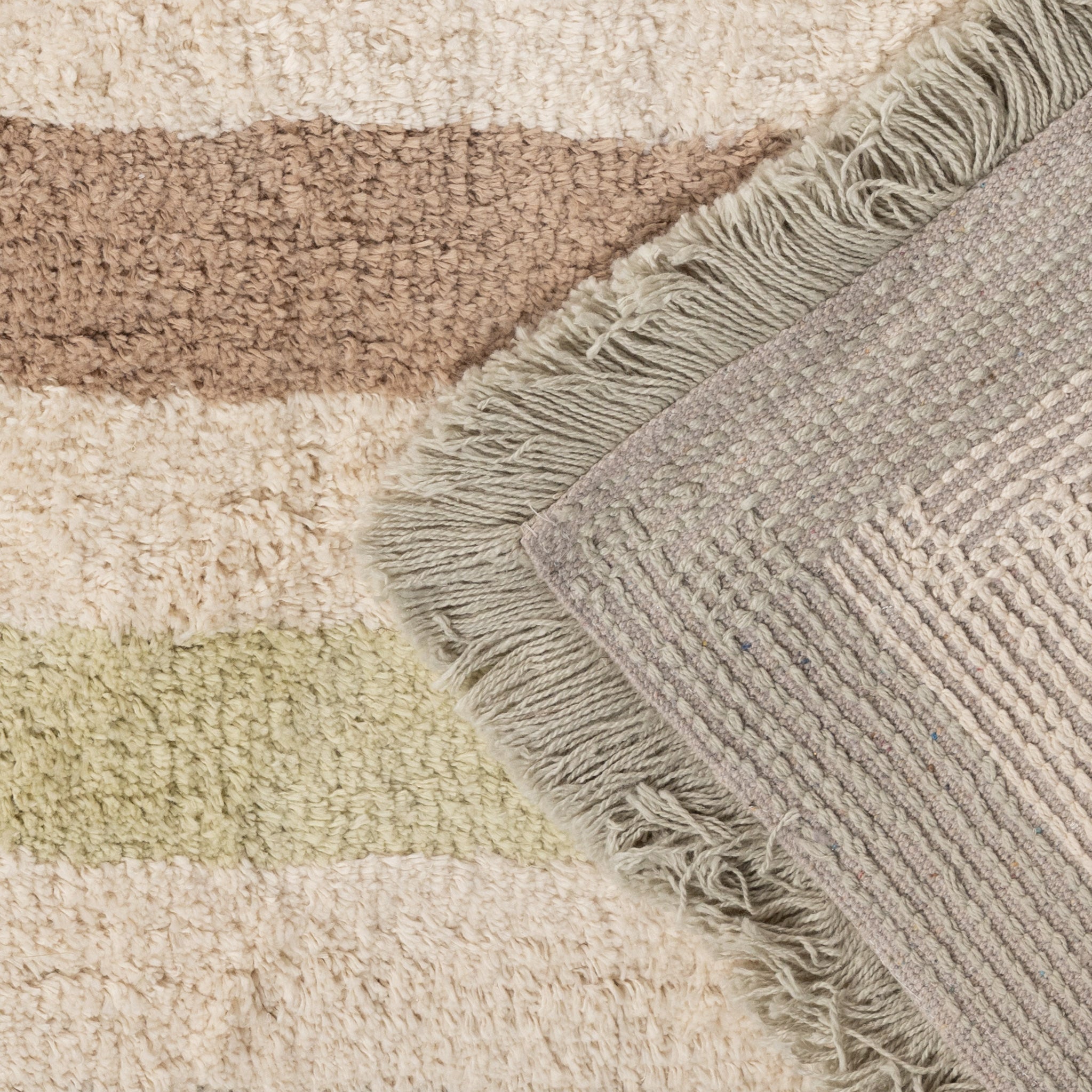 Washable kids rug - Milo Green