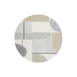 Round Modern Floor Rug - Verwood 6191