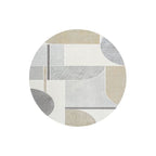 Round Modern Floor Rug - Verwood 6191