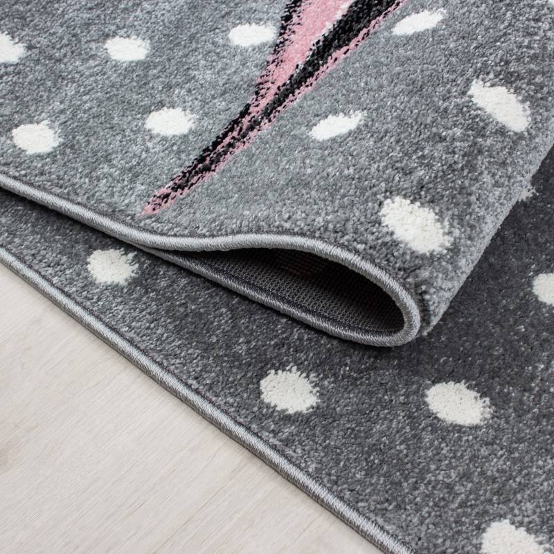 Children's floor rug Unicorn - Anna Pink
