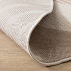 Round Japandi Rug - Aurora Shapes Beige
