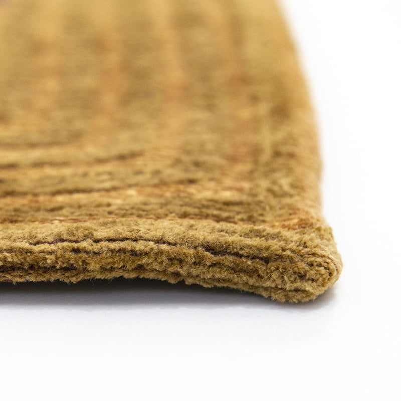 Modern Floor Rug - Meditation Coral 9226 Ochre Yellow
