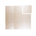 Foam puzzle mat - Alfie XL Stars Grey/Beige