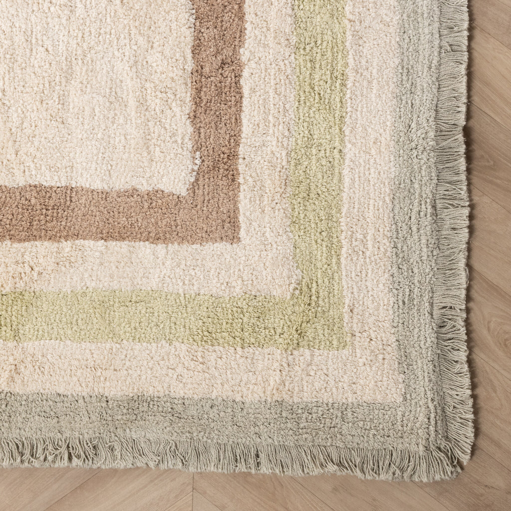 Washable kids rug - Milo Green