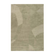 Modern wool floor rug - Fusion Green 730