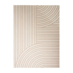 Outdoor Rug Capri Curves Beige Cream