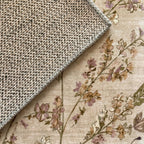 Washable rug - Misty Floral Cream