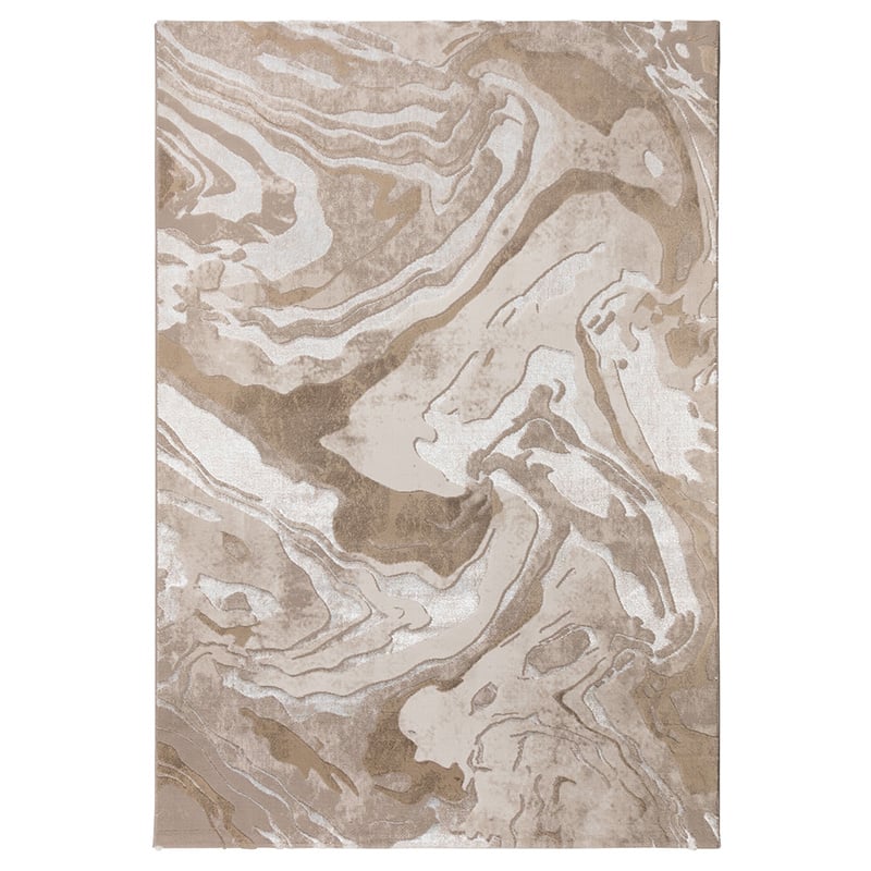 Marble floor rug - Erio Marbled Beige