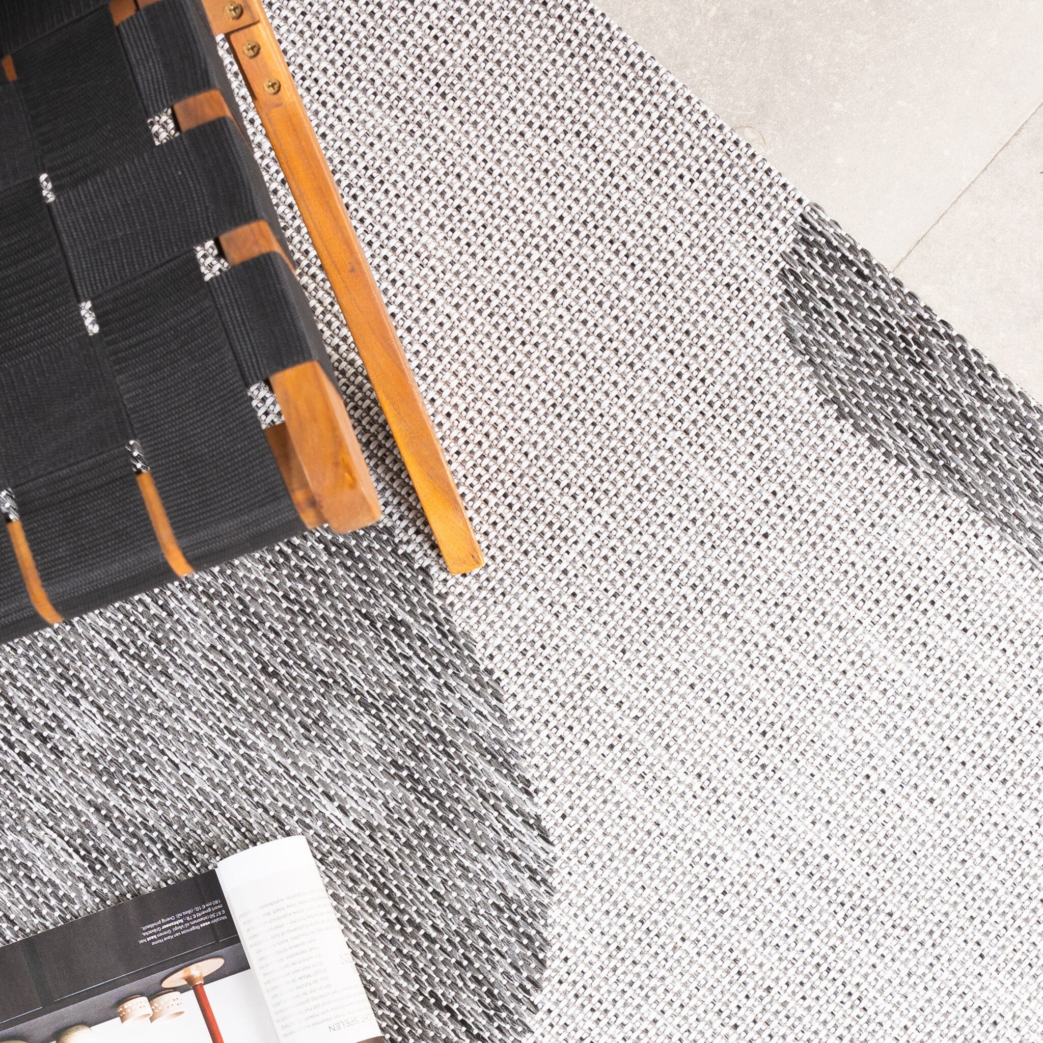 Outdoor Rug - Summer Swirl Grey