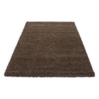High pile floor rug - Life Brown