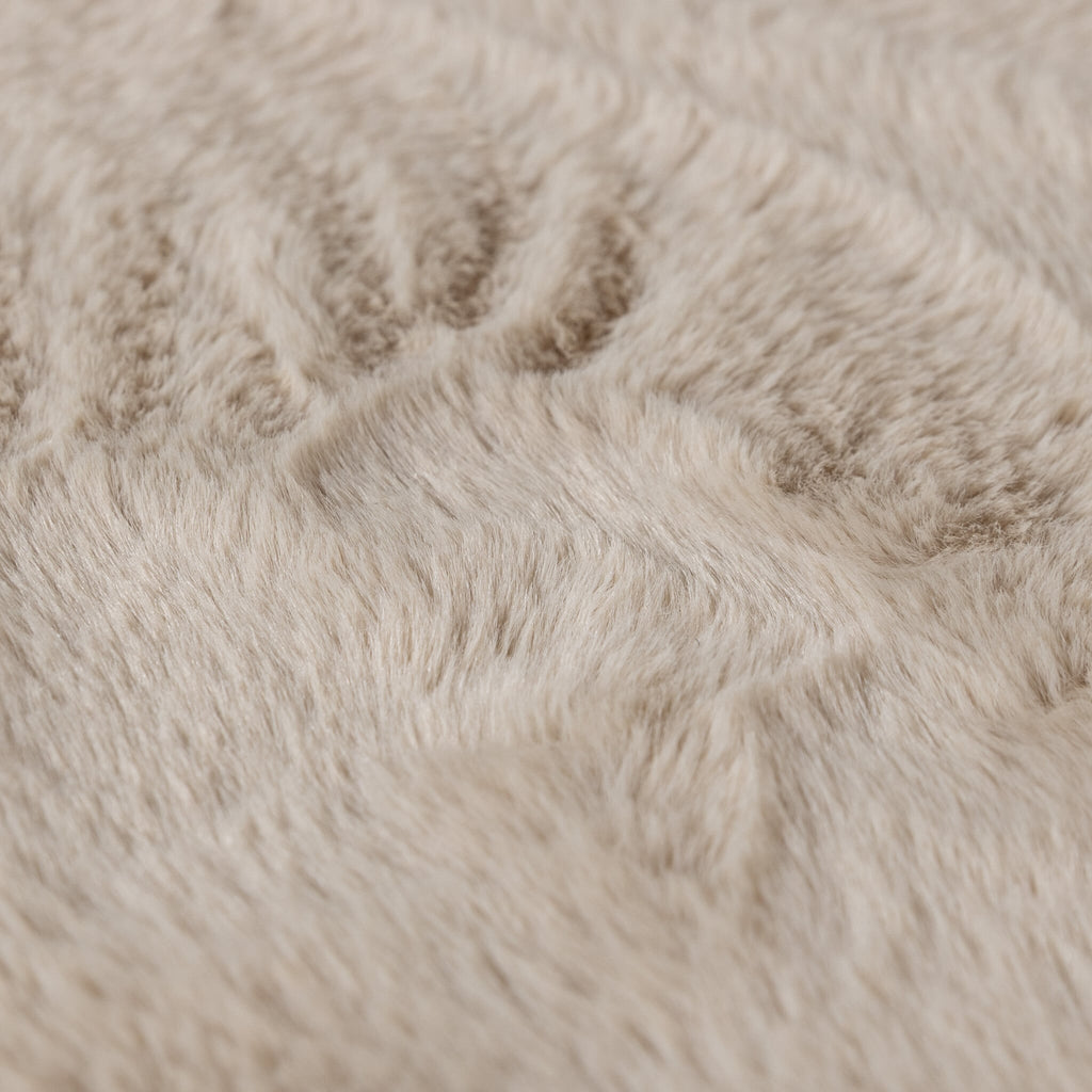 Round Low-Pile Rug – Cozy Beige