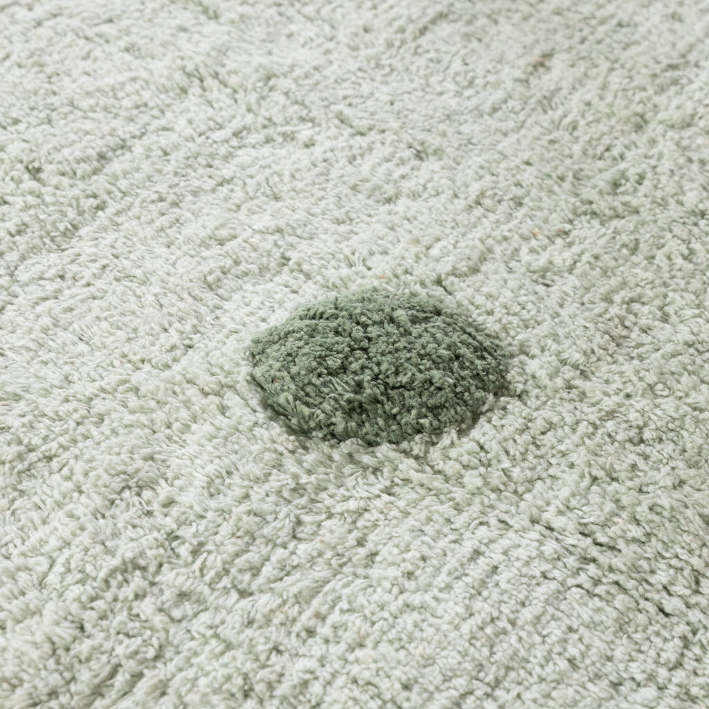 Kids’ Room Rug – Lou Dots Green