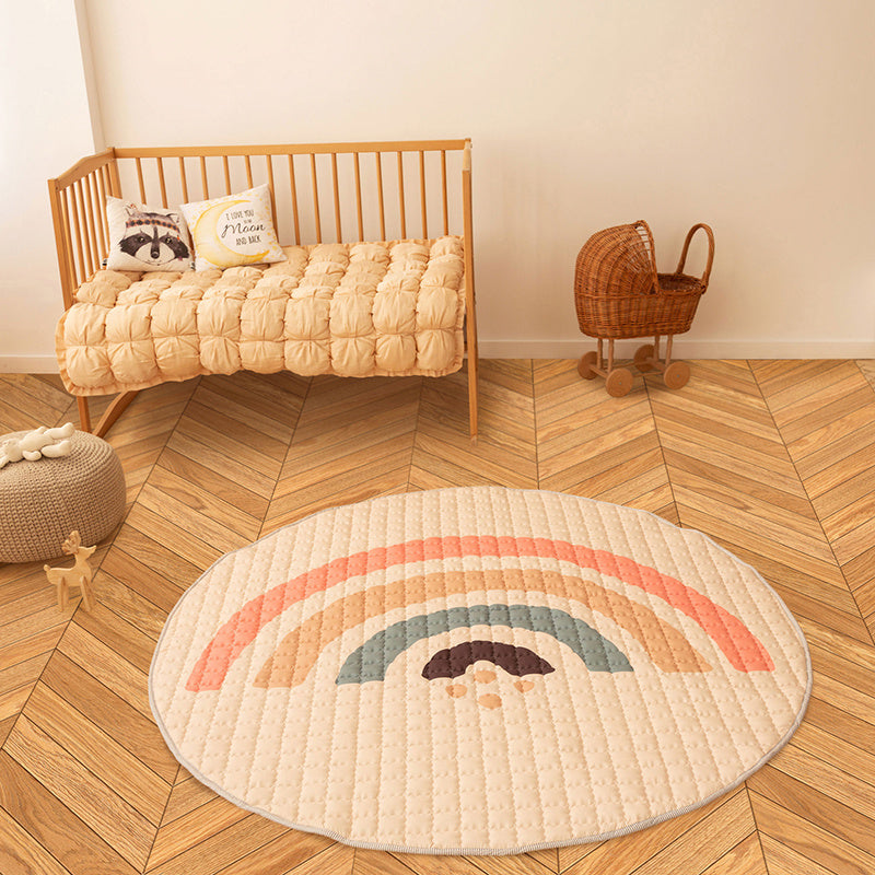 Baby play mat round - Noa Rainbow Multicolor