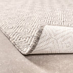 Square Outdoor Rug - Summer Tile Light Grey
