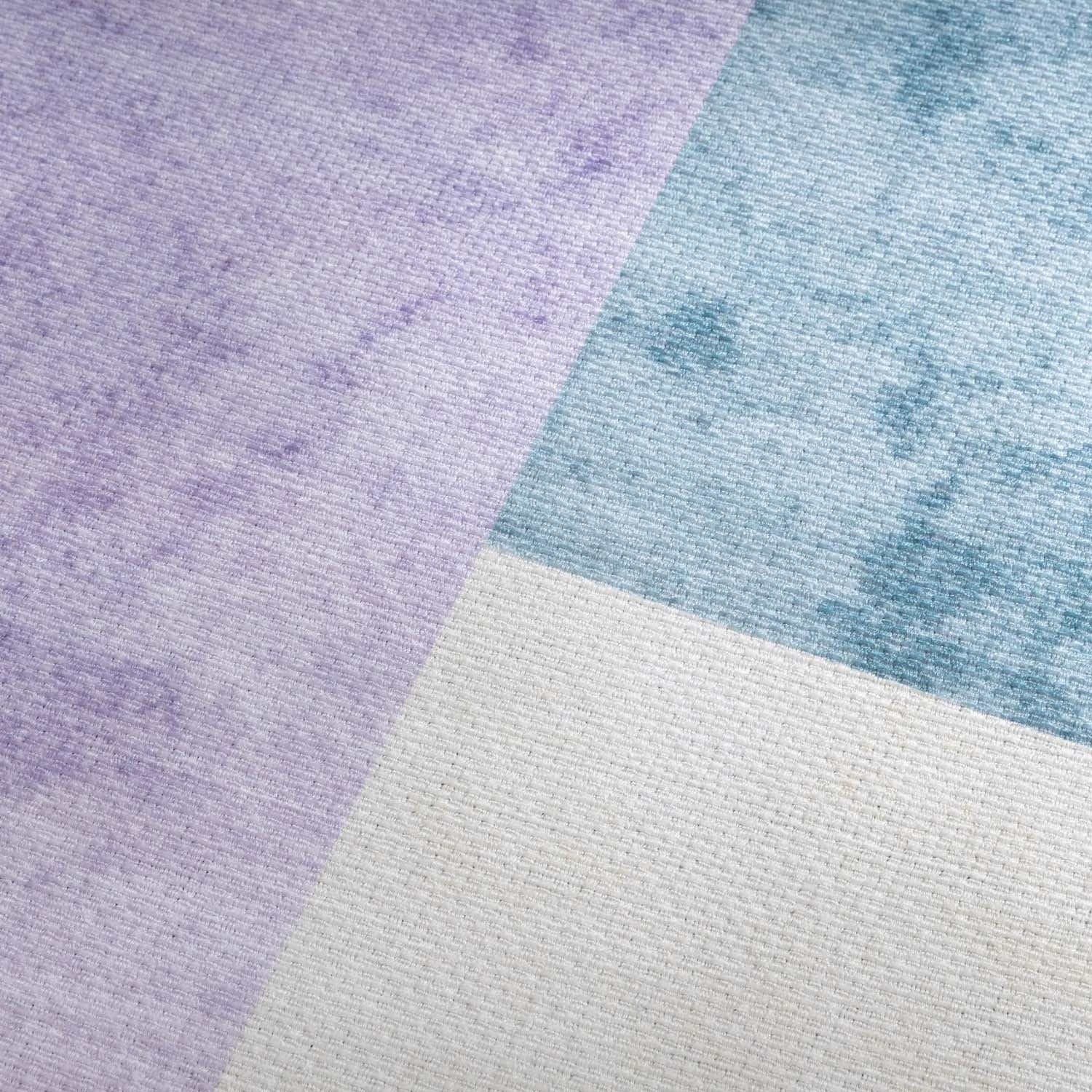 Retro Indoor Outdoor Rug - Pop Lines Lilac