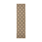 Retro balcony rug - Floreno Milan Beige/Black