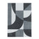 Retro floor rug - Stencil Forms Anthracite/Grey