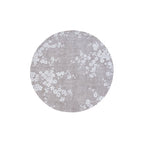 Round floral floor rug - Sakura Morning Mist 9373