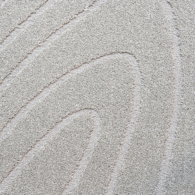 Organic floor rug - Vince 2121 Light Grey