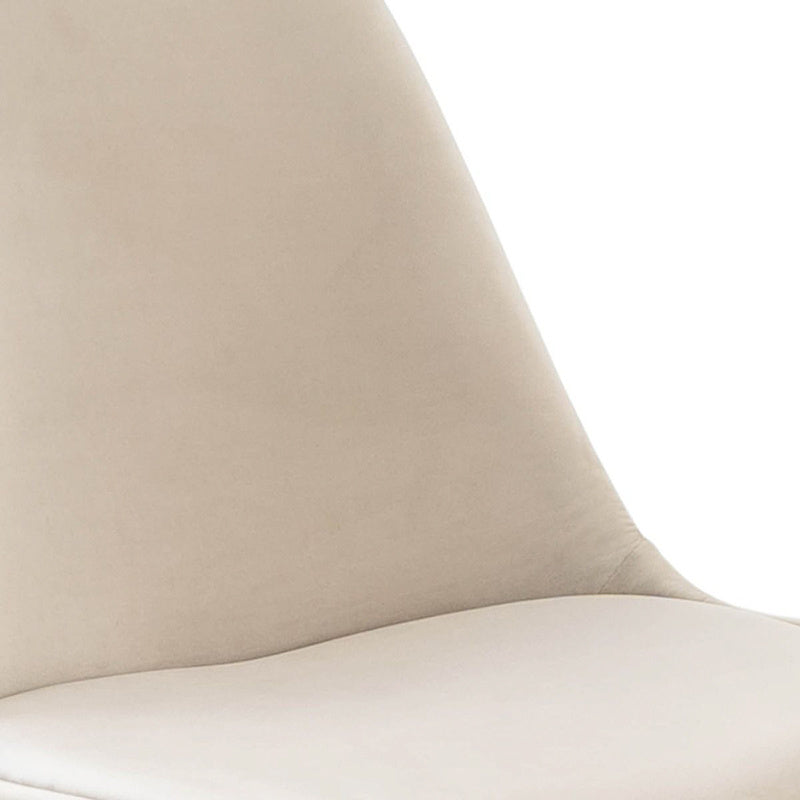 Velvet Chair - Champagne