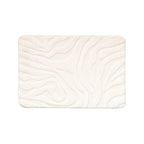 Bathroom Rug - Cassie Zebra White