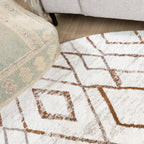 Round Berber Rug - Blend Diamond Terra