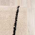 High Pile Rug - Grand Wire Cream/Black