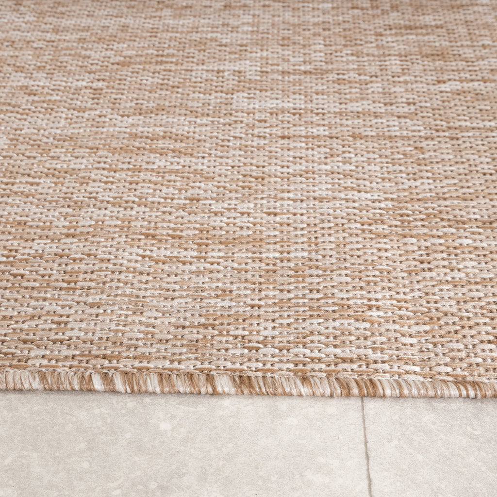 Indoor & Outdoor Rug – Sierra Curves Beige/Cream