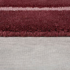 Graphic floor rug - Silco Ombre Red