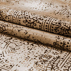 Abstract floor rug - Elitha Orange