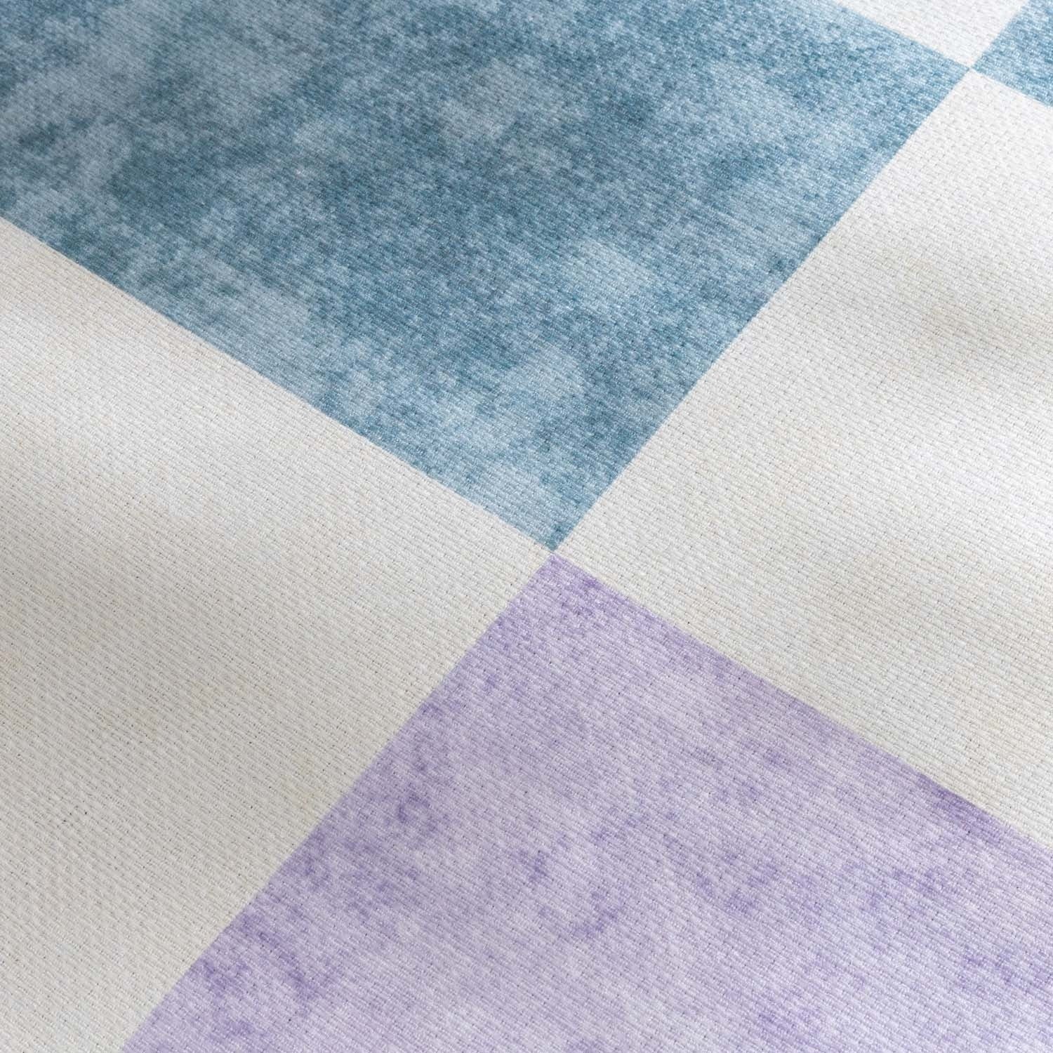 Retro Indoor Outdoor Rug - Pop Cubes Lilac