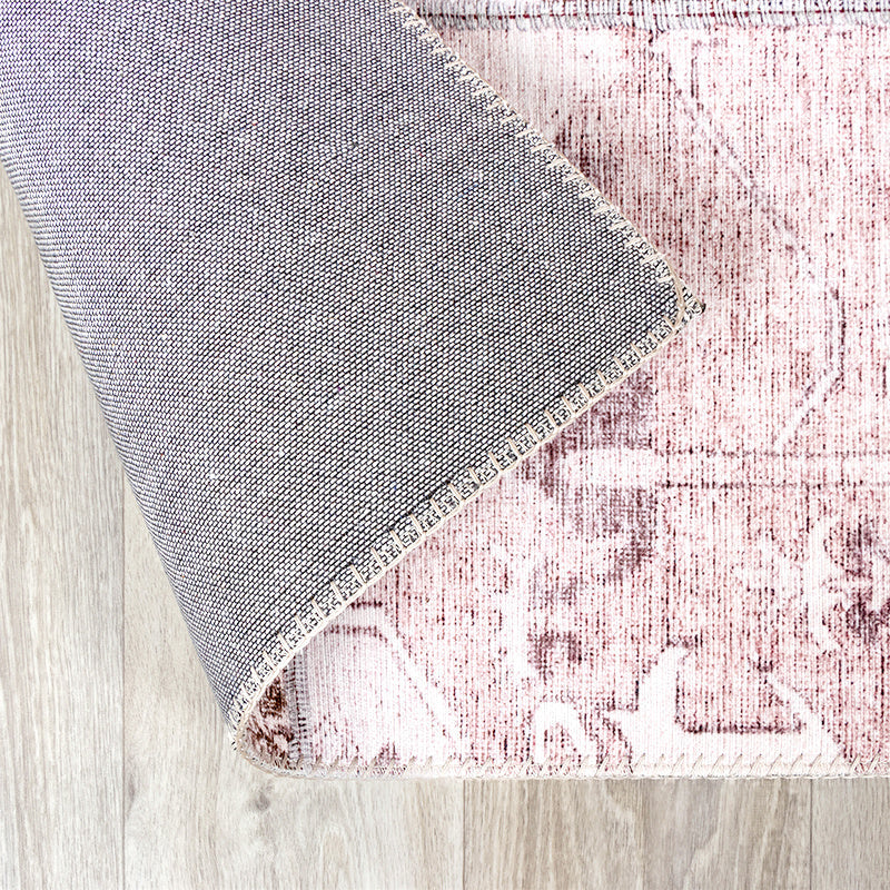 Patchwork Rug - Lago Red/Pink