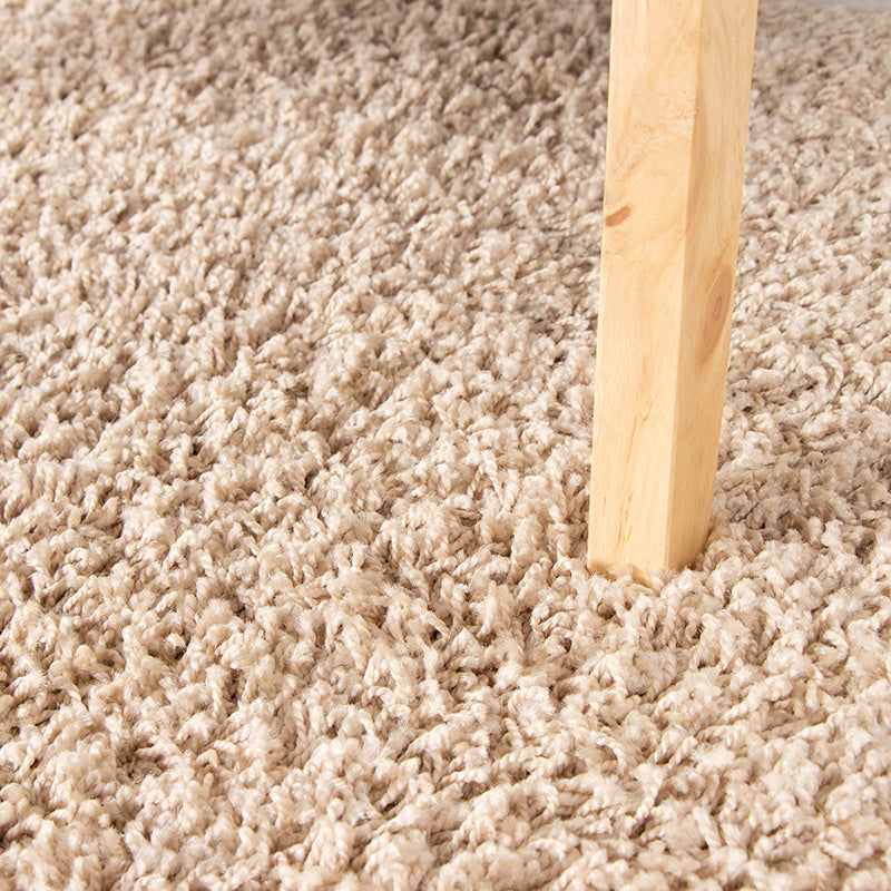 High Pile Rug - Solid Beige
