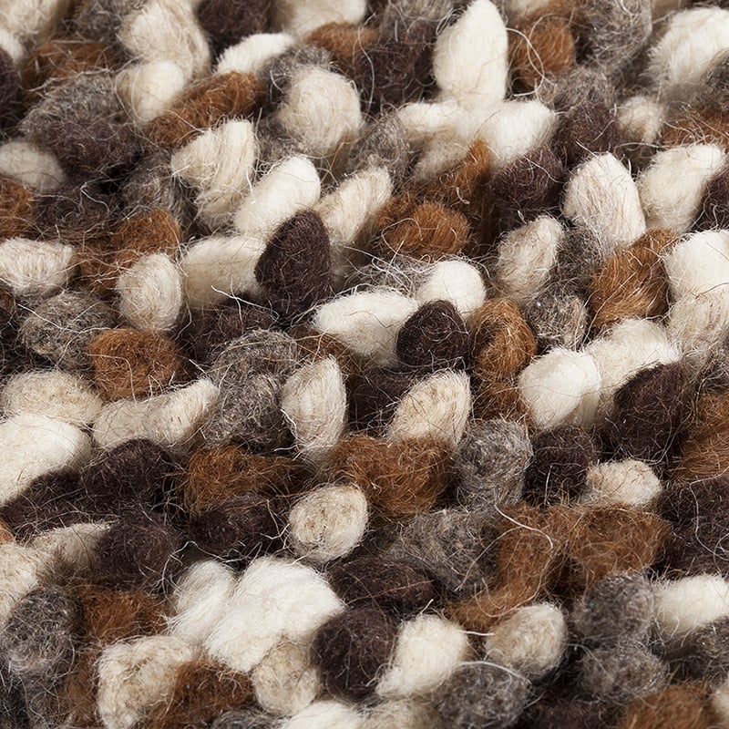 Wool rug - Halette Black/Grey