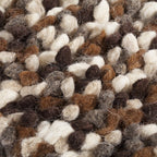Wool rug - Halette Black/Grey