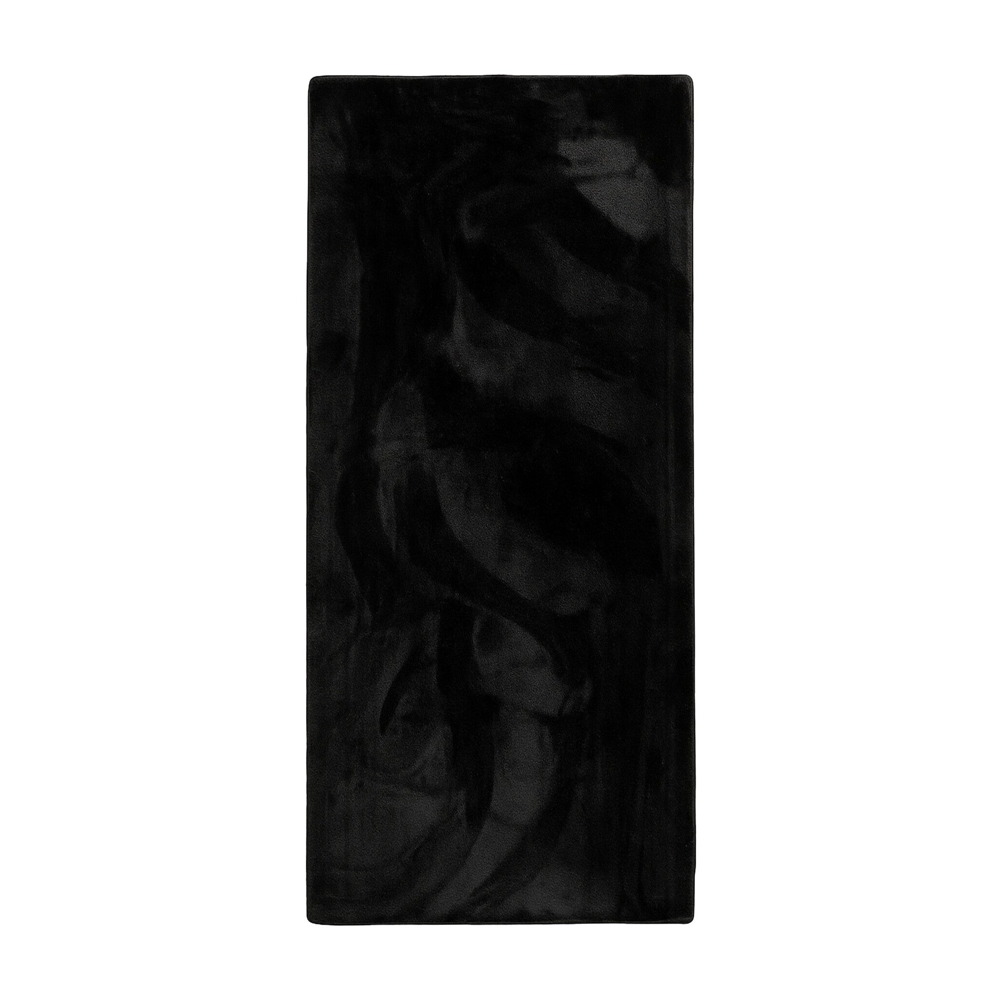 Soft Low-Pile Runner - Cozy Black