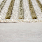 Washable floor rug - Elto Stripe Green