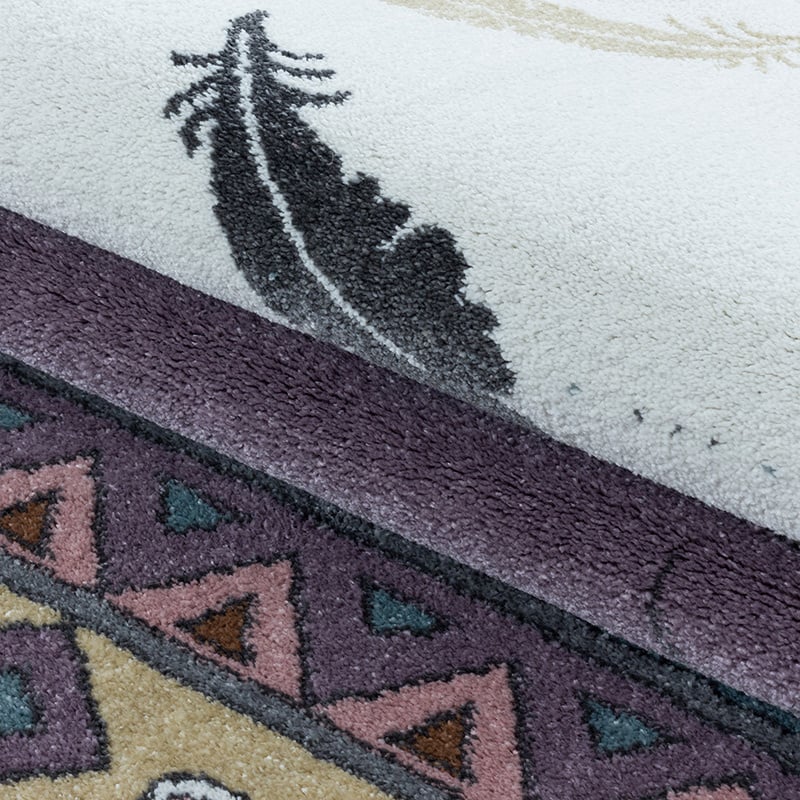 Kids' Rug - Fleurtje Bear Purple