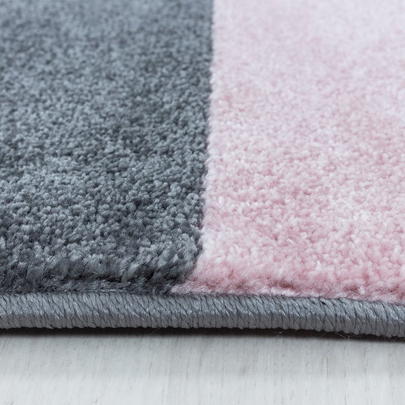 Modern Rug - Optimism Design Pink/Grey