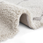 High-pile floor rug - Allure Create Gray