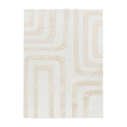 Wool Rug – Judith Lines Cream