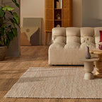 Custom-Made Wool Floor Rug - Verona ST Beige 142