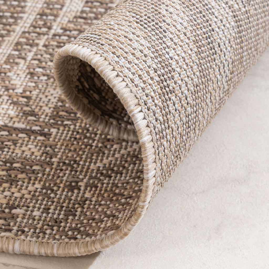Outdoor Rug - Tiga Edge Taupe
